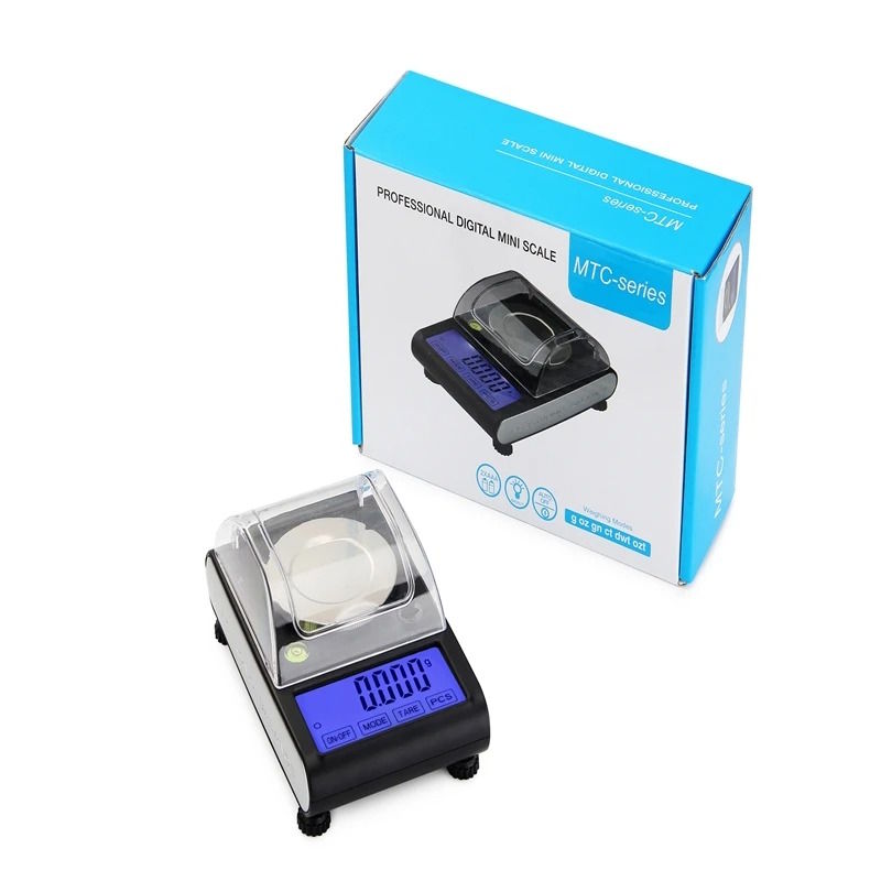 משקל דיגיטלי עד 50 גרם דיוק עד 0.001 גרם עם מסך מגע לתכשיטים ואבני חן D6697 *במלאי מיידי*.