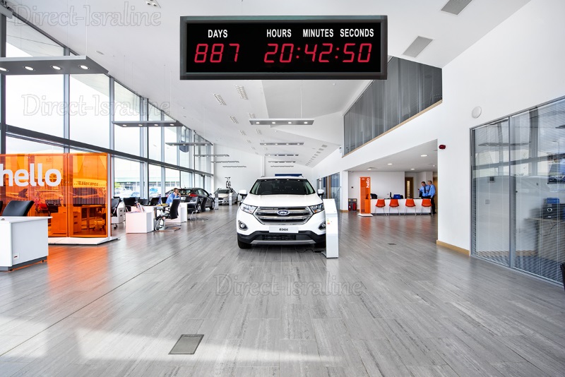 D1597 שעון טיימר יומי עם תצוגת ענק לספירת ימים קדימה ואחורה