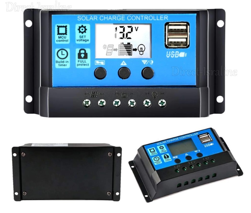 בקר טעינה סולארי RBL-50A PWM 50A 12V/24V *במלאי מיידי*.