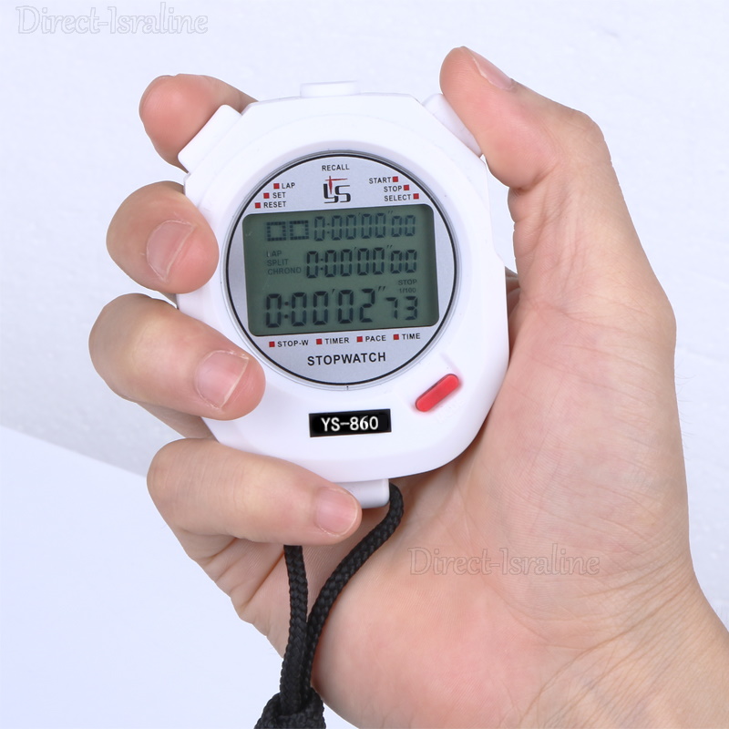 D5682 סטופר מקצועי עם 60 זכרונות.