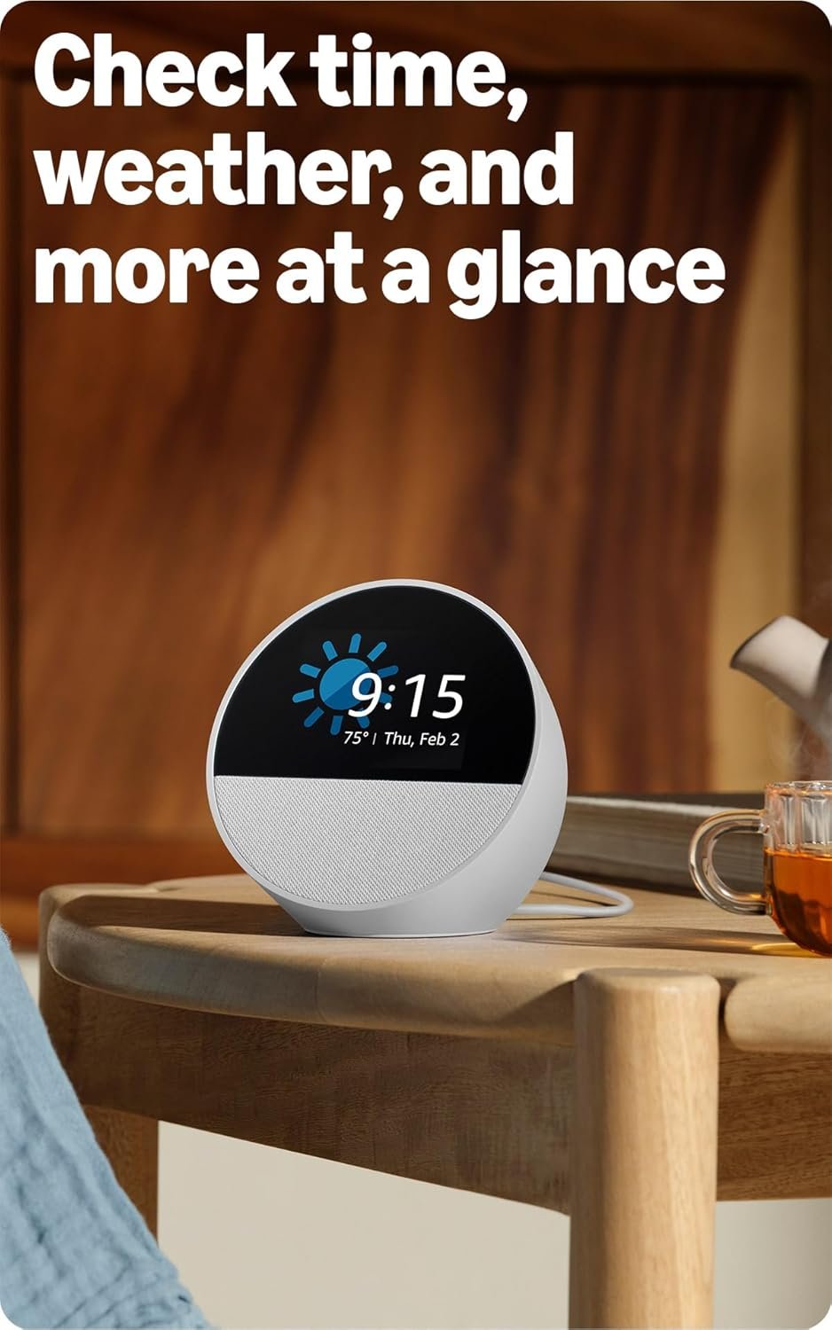 Amazon Echo Spot רמקול חכם 2024.