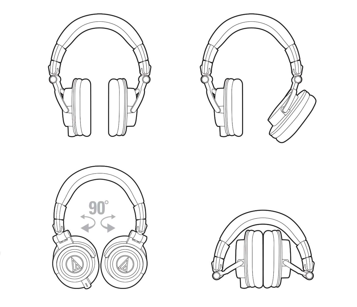 Audio Technica ATHM50X אוזניות.