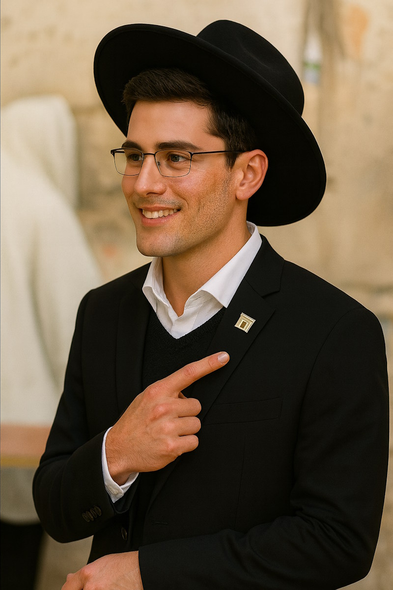 D6603 סיכת בית המקדש דגם.