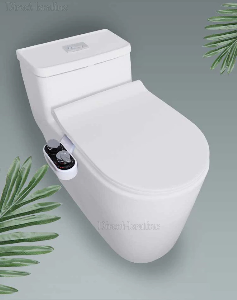 D4153 בידה לשירותים עם 2 מתזים לאישה/גבר ומים חמים וקרים.