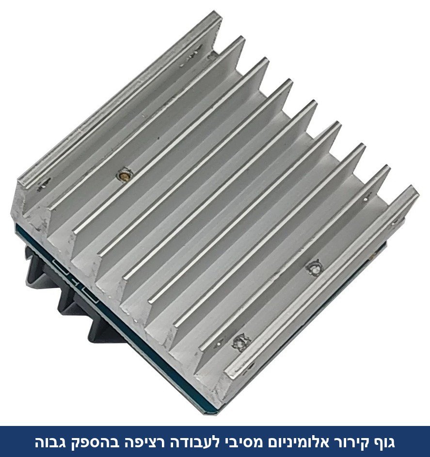 ממיר מוריד מתח DC-DC&rlm; 400W 15A &mdash; כניסה 10-60V, יציאה מתכווננת 0-45V עם ייצוב מתח וזרם.