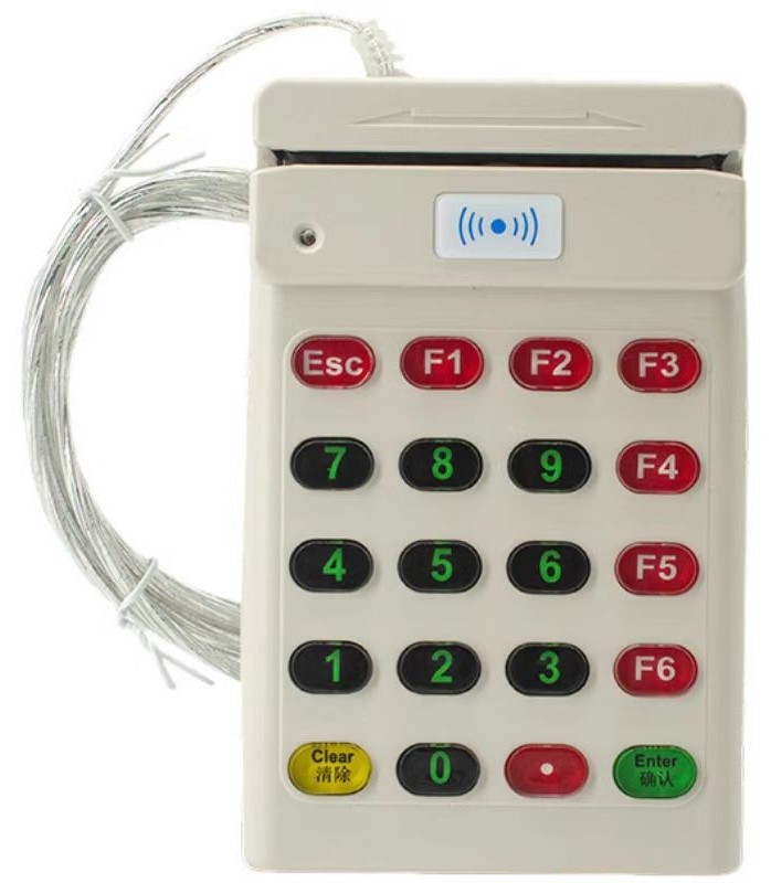 קורא כרטיסים מגנטיים ו-NFC עם מקלדת 702U.