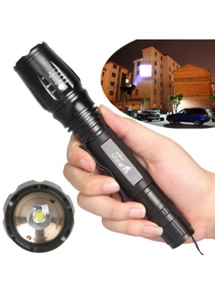 פנס עם זום 7 מצבים 2000 Lumens CREE XM-L T6 LED *במלאי מיידי*