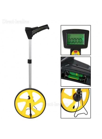 גלגלת דיגיטלית עם גלגל מדידה גדול למדידת מרחק D3686 *במלאי מיידי* 