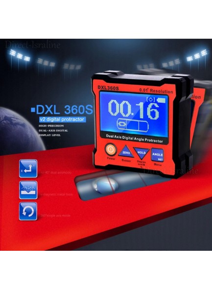 פלס דיגיטלי קצר נטען ברמת דיוק ורזולוצייה גבוהים במיוחד DXL360S *במלאי מיידי*