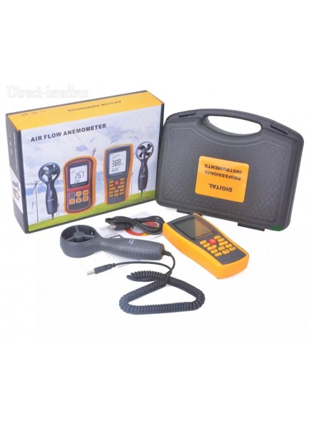 מד רוח מקצועי עם חיבור למחשב GM8902 USB *במלאי מיידי*