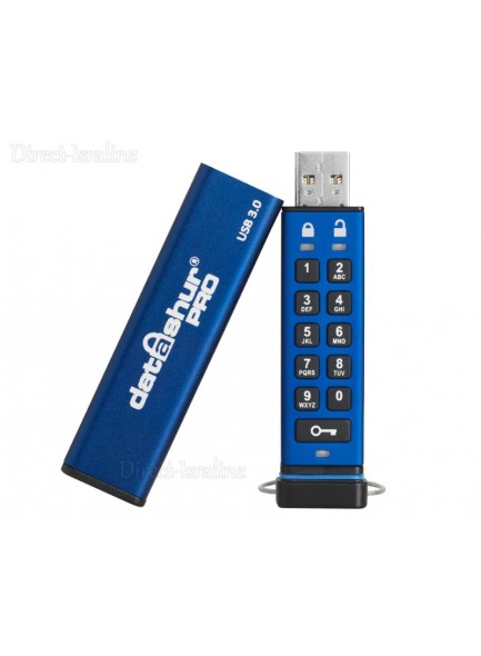 iStorage datAshur Pro 128GB IS-FL-DA3-256-128 *זיכרון נייד מוצפן במלאי*
