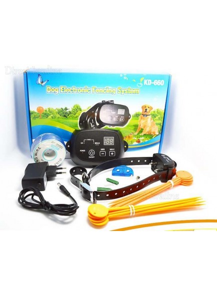גדר אלקטרונית דיגיטלית נטענת לכלב דגם KD-660 *במלאי מיידי*
