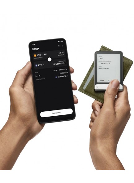 Ledger FLEX *ארנק חומרה מוצפן אלחוטי לביטקוין, איתריום, לייטקוין ורבים נוספים במלאי*