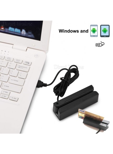 קורא כרטיסים מגנטיים עם ממשק ו- NFC USB ללא מגע, התקן והפעל, קורא כרטיסי RFID D5255 *במלאי מיידי*
