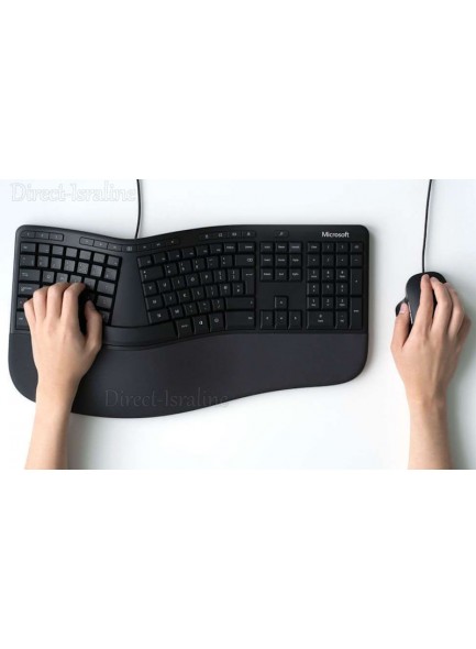 ‏Microsoft MS Ergonomic WIRED Desktop RJU-00016 *במלאי מיידי*