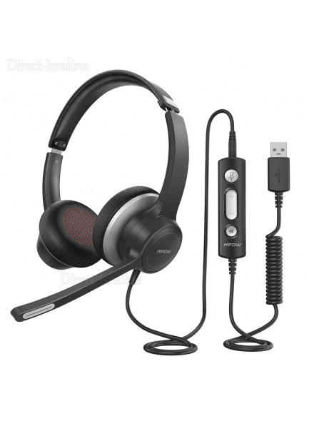 MPOW HC6 BH328A אוזניות מקצועיות למערכת ראש לטלפון / מחשב *במלאי מיידי*