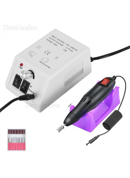 מכשיר פדיקור מניקור מכונת שיוף ציפורניים מקצועית חשמלית D3057 *במלאי מיידי* 