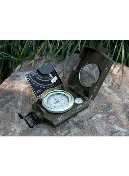 מצפן שדאות צבאי מקצועי מתכתי פריזמתי מפולס D2028 *במלאי מיידי*