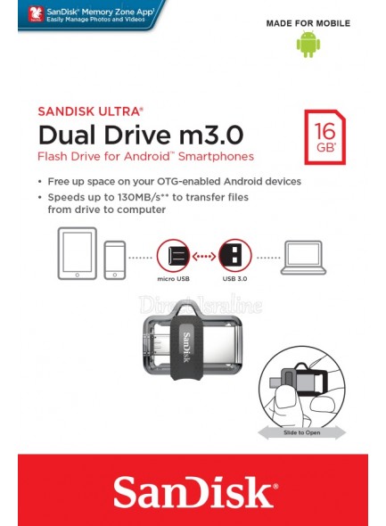 SanDisk Ultra Dual Drive 16GB m3.0 SDDD3-016G