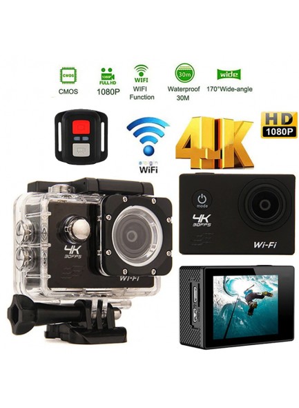 D4409 WIFI 4K מצלמת ספורט אקסטרים עם שלט חדישה 2026 *במלאי מיידי*