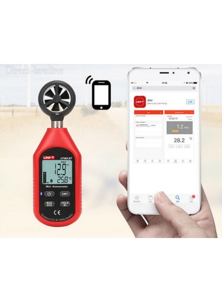 מד רוח וטרמומטר בלוטוס UNI-T UT363 BT *במלאי מיידי*