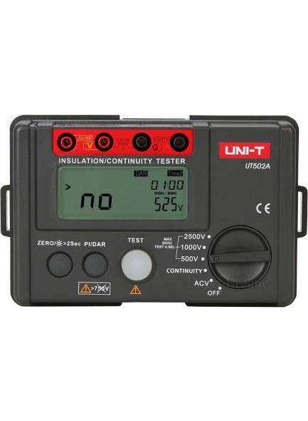 בודק בידוד מגר דיגיטלי UNI-T UT502A 2500V Megger *במלאי מיידי*