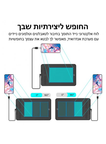 לוח כתיבה אלקטרוני XP-Pen Deco Mini7 V2 *במלאי מיידי*