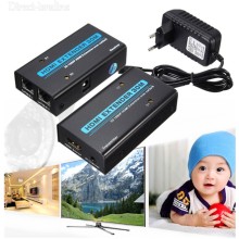 מאריך טווח HDMI Cat5e Cat6 To RJ45 Extender עד 30 מטר