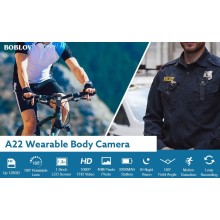 BOBLOV A22 HD מצלמת גוף לשוטרים ואנשי ביטחון עם ראיית לילה וזיהוי תנועה