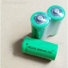 סוללה נטענת תואמת Ultrafire CR123A 3.0v 1000mAh 16340 Li-ion