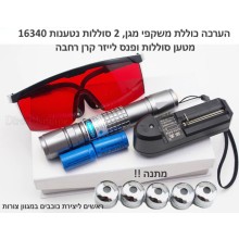 Laser 520nm D3924 מצביע לייזר מקצועי ירוק עם קרן רחבה במיוחד עוצמתית