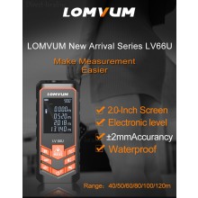 מד מרחק בקרן לייזר 120 מטר LOMVUM LV-66U