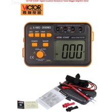 מגר דיגיטלי עד 1000V לבדיקת בידוד וזליגה VICTOR VC60B+