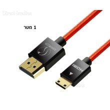 כבל MINI HDMI ל HDMI באיכות פרימיום 1 מטר D3219