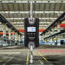 משקל תליה דיגיטלי עד 500 ק"ג בדיוק של 100 גרם לעומס כבד WH-C500
