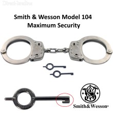 אזיקים מקצועיים של משטרת ארה"ב Smith & Wesson Model 104 Maximum Security