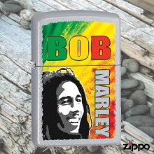 מצית זיפו Zippo 29126 Bob Marley Satin Chrome Finish