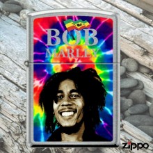 מצית זיפו Zippo 9921 Bob Marley Street Chrome Finish