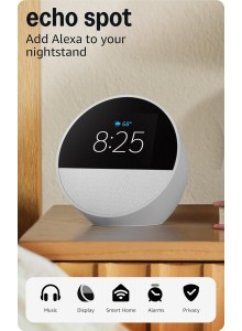  רמקול חכם 2024 Amazon Echo Spot *במלאי מיידי*