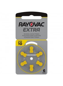 6 סוללות למכשירי שמיעה תוצרת גרמניה RAYOVAC 10  *במלאי מיידי*