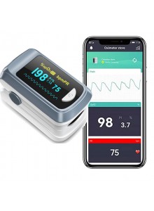 מד רוויית חמצן ודופק אוקסימטר בלוטוס ואפליקציה JKS50C  *באספקה מיידית*