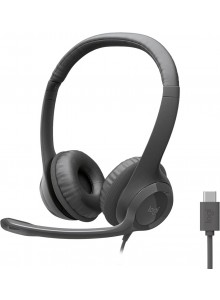 Logitech H391 USB-C אוזניות חוטיות *במלאי*