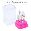 משייף קרמי 7 יחידות לחיתוך ושיוף ציפורניים בידית שיוף חשמלית כלי עזר למניקור D4343