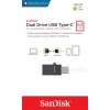 SanDisk Dual Drive USB Type-C and USB Type-A 64GB SDDDC1-064G זיכרון נייד יעודי לניהול וגיבוי קבצים