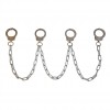 שרשרת הובלת עצורים עם 4 אזיקים Smith & Wesson Model 100 Gang Chain *במלאי מיידי*