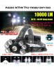 פנס ראש 7 נורות 10,000Lm YHX-1257 LED XML T6 XPE נטען כולל סוללות *במלאי מיידי*