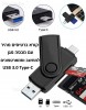 קורא כרטיסים מהיר OTG למחשב וסמארטפונים USB 3.0 Type-C *במלאי מיידי*