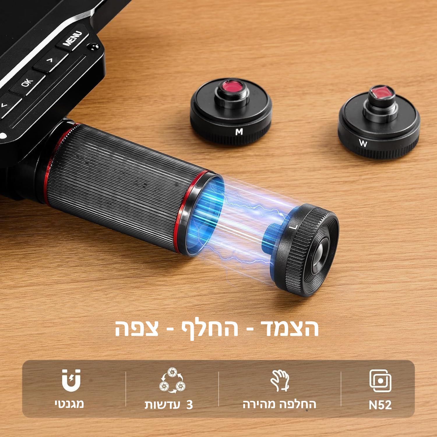 Elikliv TL301 עם מסך 7 אינץ מגדיל פי 2000 USB 4K מיקרוסקופ דיגיטלי.