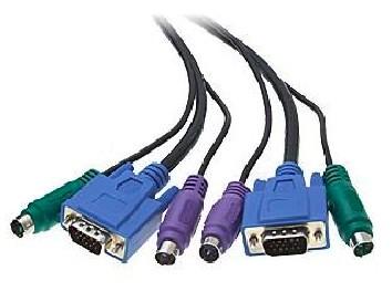 2 PORT KVM SWITCH BOX 2 CABLE PS2 MT-260SL *במלאי מיידי*.