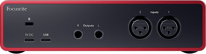 Focusrite Scarlett 2i2 4G כרטיס קול מקצועי לאולפן הקלטות דור 4.